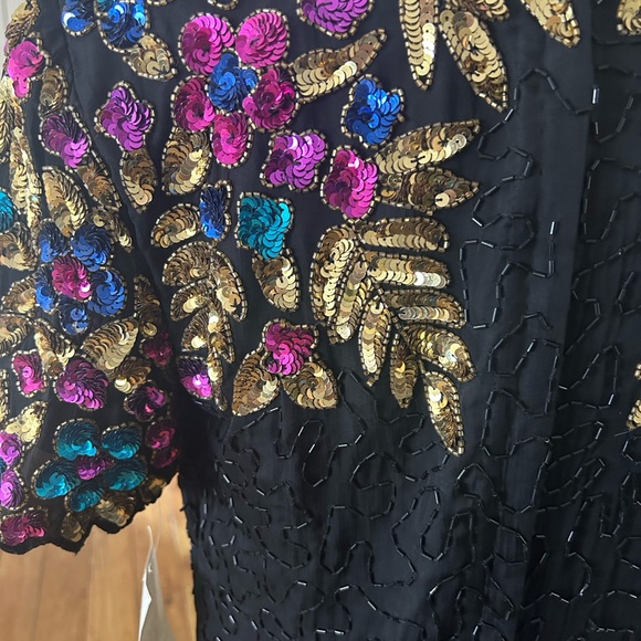 Vintage Stenay Beaded Sequined Dress - Picture 7 of 7